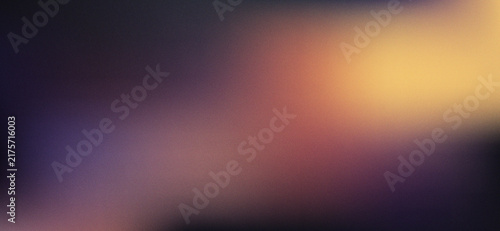 Abstract background with soft gradient transitions of dark purple and golden yellow light