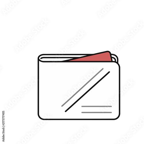 Wallet with cards icon