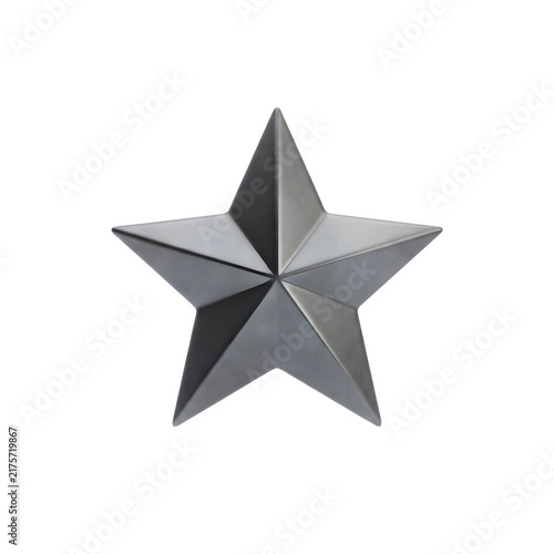 묵직한 금속 질감과 다면체 입체 구조가 돋보이는 어두운 회색 별 모양 컷아웃
Dark gray star-shaped cutout featuring a heavy metallic texture and multifaceted 3D structure