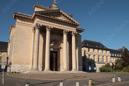 Canvastavla sainte-madeleine church in rouen in normandy in france