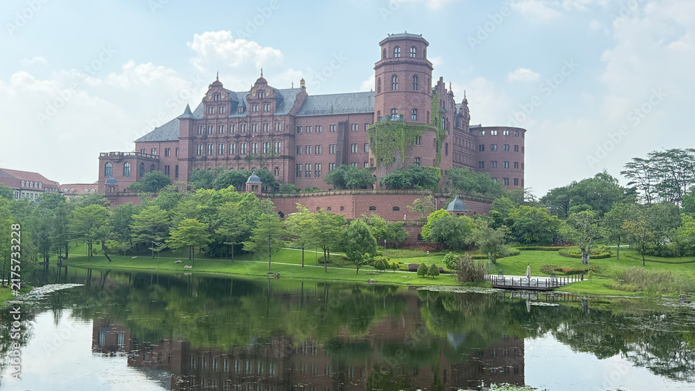 Fototapeta premium castle on the river
