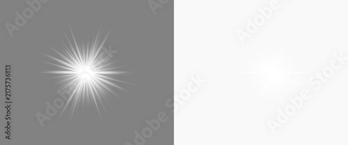 sun light with lens flare effect