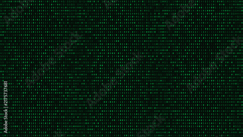 Obraz na płótnie Binary code lines background representing matrix technology digital data streaming