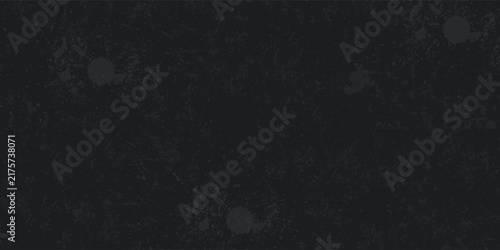 A top-quality vintage-style black grunge texture featuring white scratches and an old film grain effect. White scratches and dust set against a black background with empty space.