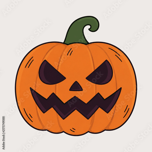 halloween pumpkin head