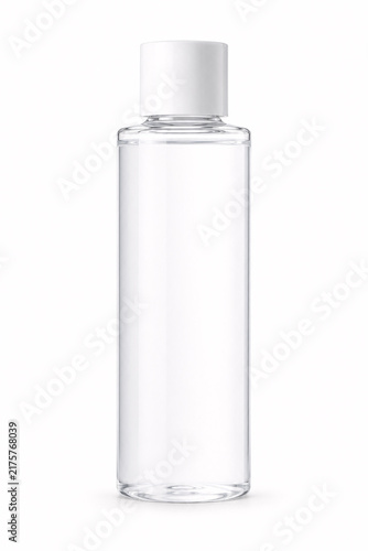 white plastic perfume bottle isolation product container