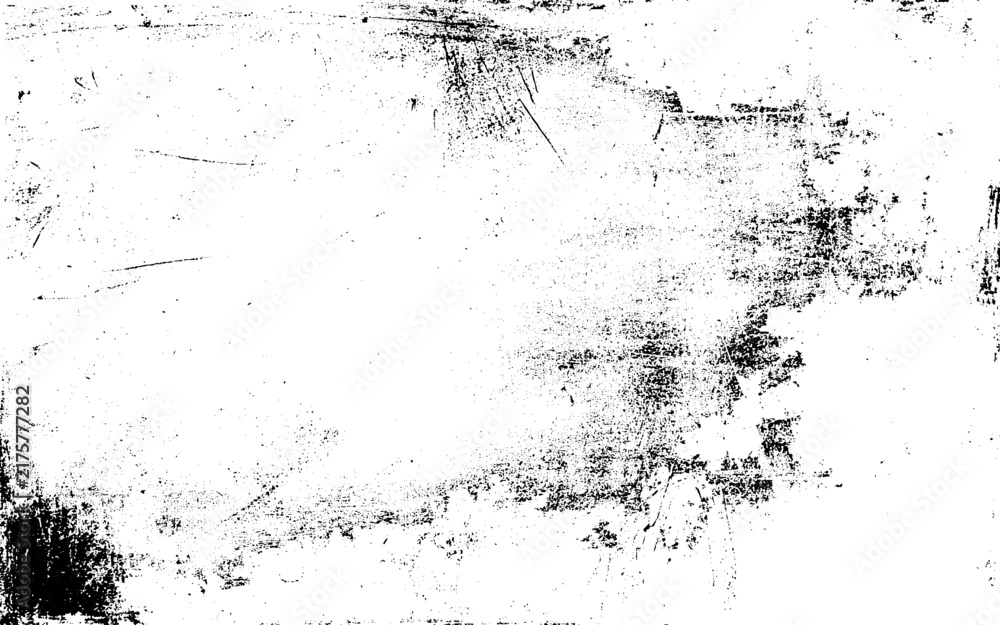 Fototapeta premium Monochrome Vintage Distressed Texture. Heavy Grunge Scratch and Dust Overlay