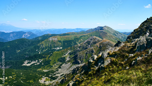 Canvas Print lower tatra views from Chopok