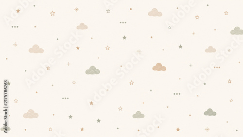 cute abstract background with clouds