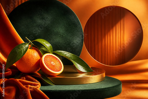 Velvet citrus sensory layout