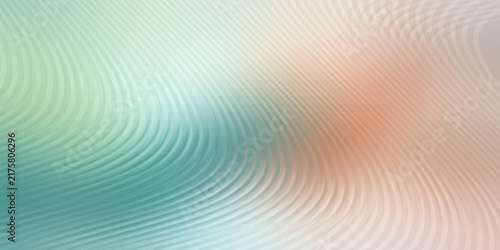 Minimalist wavy lines background featuring pastel green and orange gradient for clean and elegant digital design layouts.