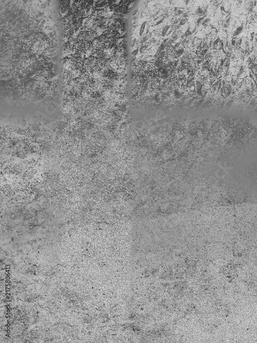Soft monochrome paper texture with layered grain, faded bands and irregular surface marks, combining rough distressed details with broad tonal areas