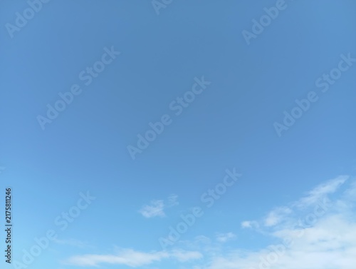 blue sky with clouds