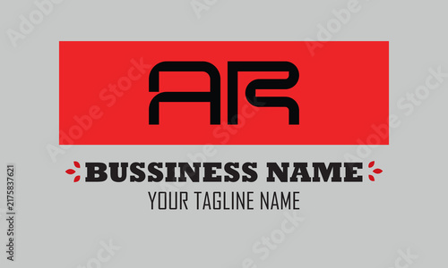 AR A ar initial logo | initial based abstract modern minimal creative logo, vector template image. luxury logotype logo, real estate homie logo. typography logo. initials logo