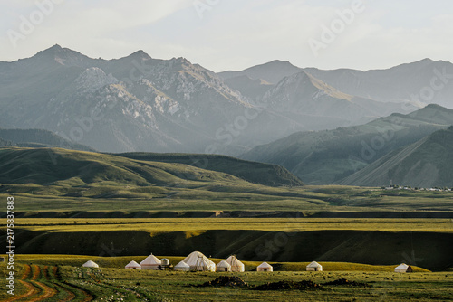 Yurt in the mountains