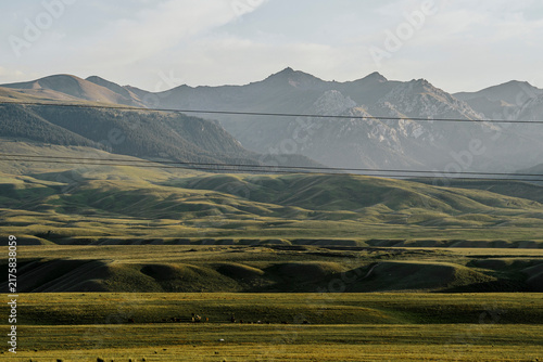 landscape with mountains