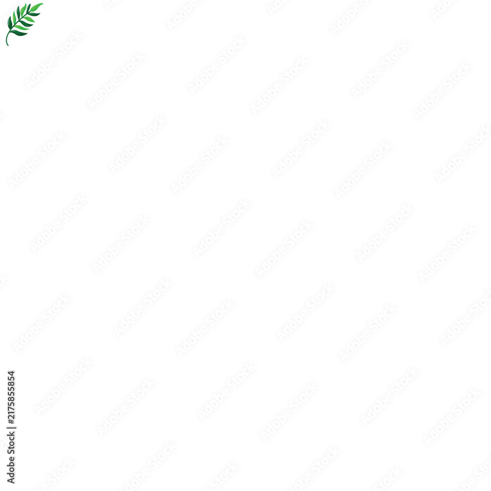 Fototapeta premium Fern Plant Icon Design