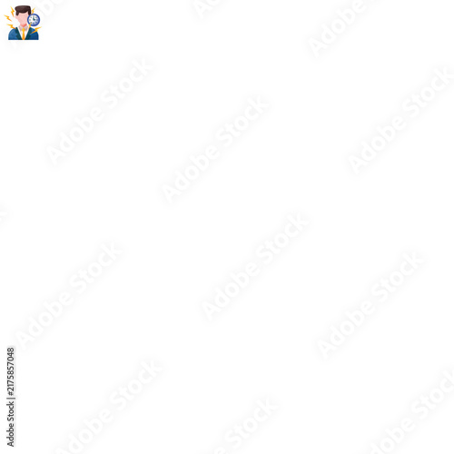 Men busy Icon Design