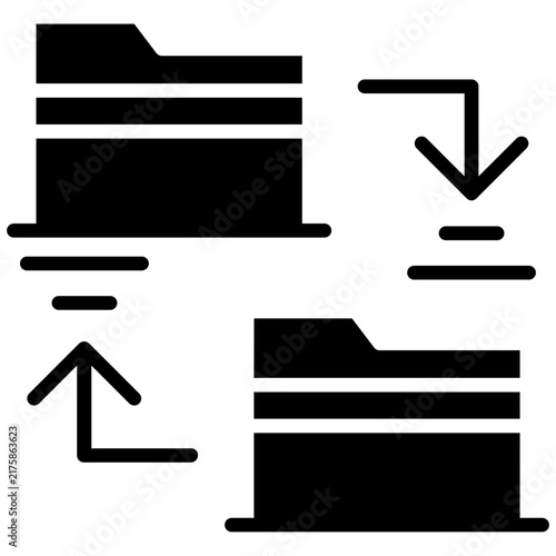 Bild auf Leinwand Directory Replacement Icon