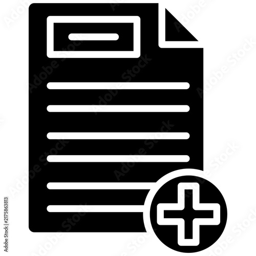 Fotografie Add List Icon