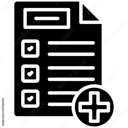 Canvas Print Add File Icon