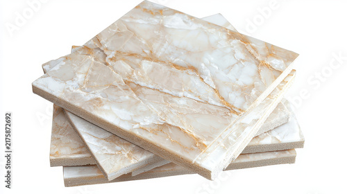 Elegant marble tiles with glossy finish showcase intricate patterns and warm tones, perfect for enhancing interior spaces