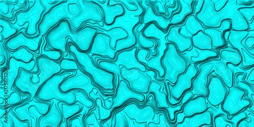 Seamless Wavy Contour Graphic Texture