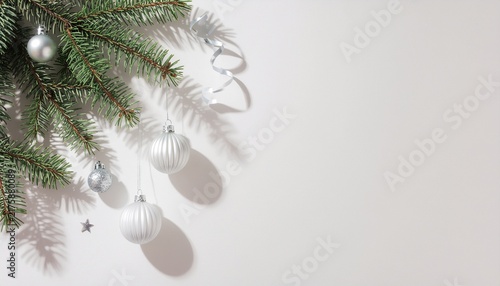 クリスマスオーナメント、コピースペース、