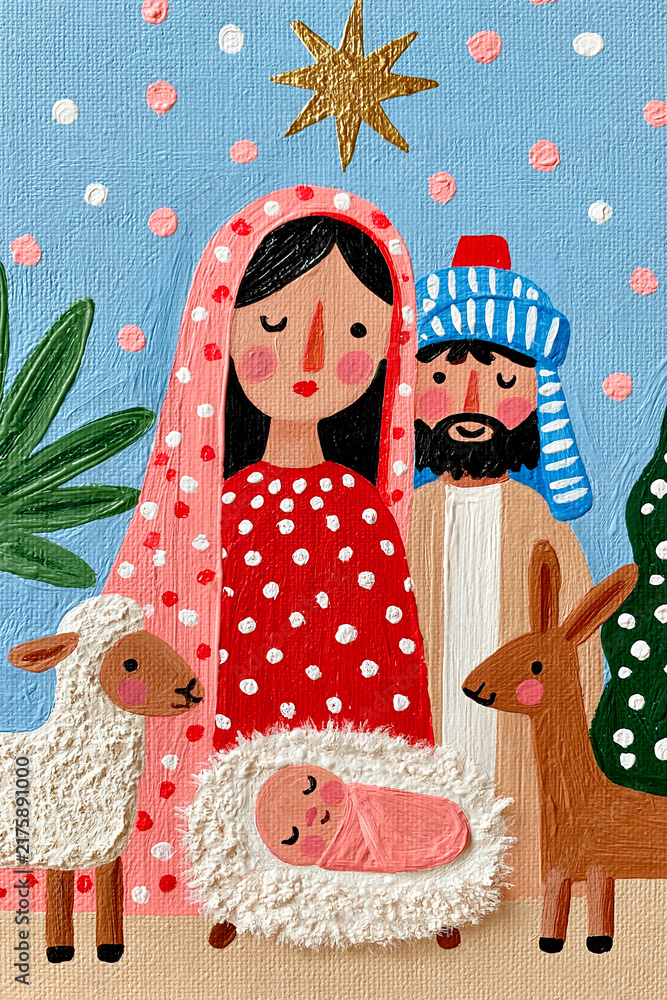 Naklejka premium Christmas illustration