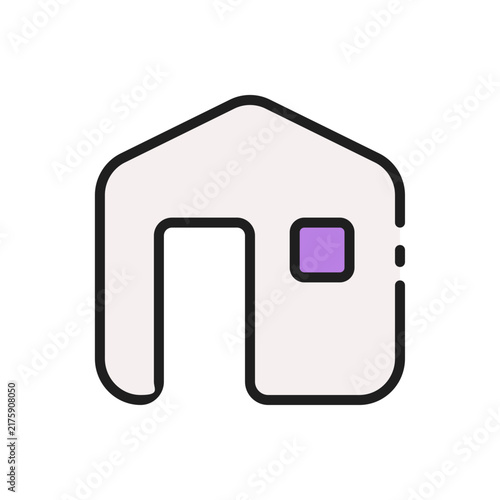 House key home access line icon