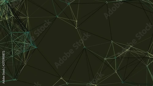 Abstract geometric network background with connected lines and dots