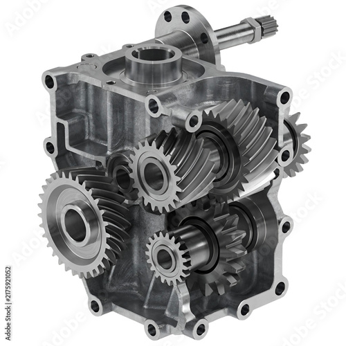 metal mechanical transmission gearbox with steel gear