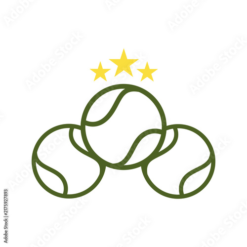 Tennis Sports Icon Design
