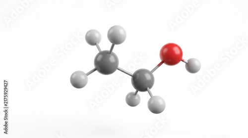3D Molecular Structure and Chemical Particle Model Illustration for Science, Chemistry, Biotechnology, Medical Research and Education Pharmaceutical Research and Laboratory Concepts