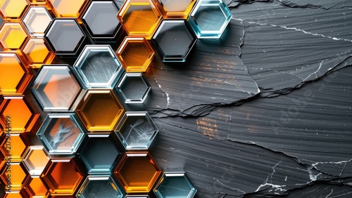 Obraz na płótnie visualizing transformer model embeddings with hexagonal clusters