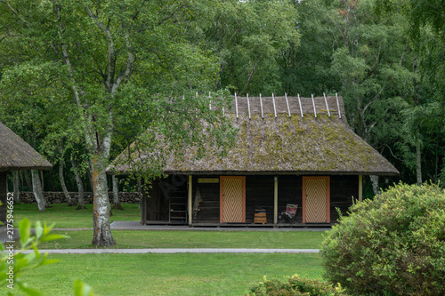 old wooden cottage in saaremaa, estonia, europe