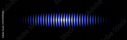 abstract background vector, Abstract Blue Glowing Rhythmic Pulse Background