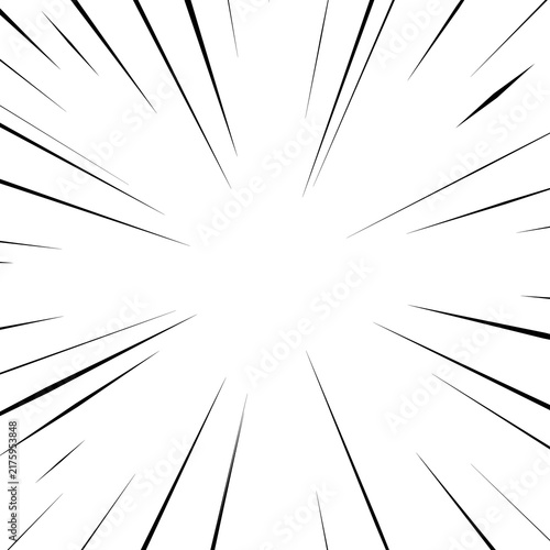 Sun Rays Radial Cartoon Background with Bright Rays and Playful Retro Style