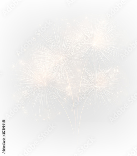 Fireworks Celebration Background Element with Spark Effects