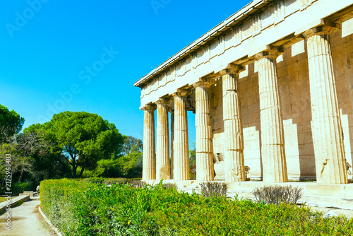 Konstfotografi Temple of Hephaestus, Athens, Greece