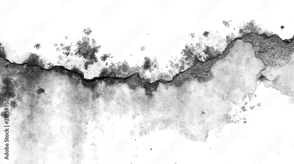 Fototapeta premium Abstract watercolor texture, mottled gray and white, offering artistic depth and a subtle, organic design concept
