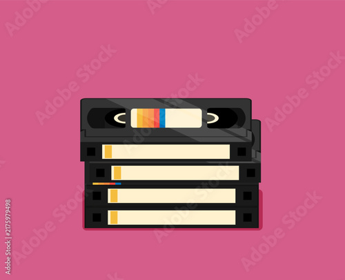 Plakat 90s decade icon vector illustration design