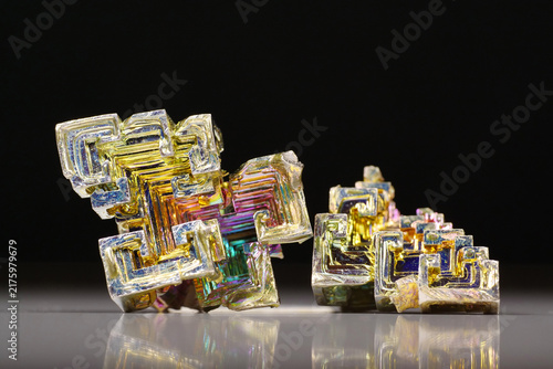 Cuadro en lienzo Bismuth crystals