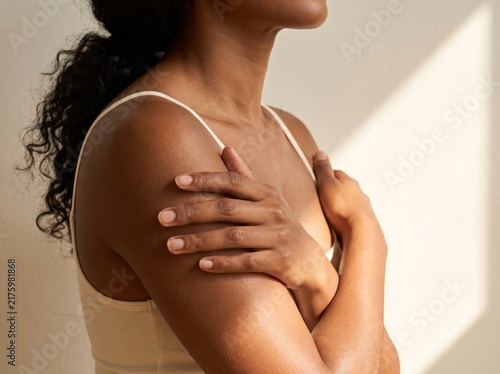 Beautiful Young Woman with clean, fresh skin. Facial treatment. Cosmetology, beauty, and spa. A nice and attractive girl with a pleasant smile.	