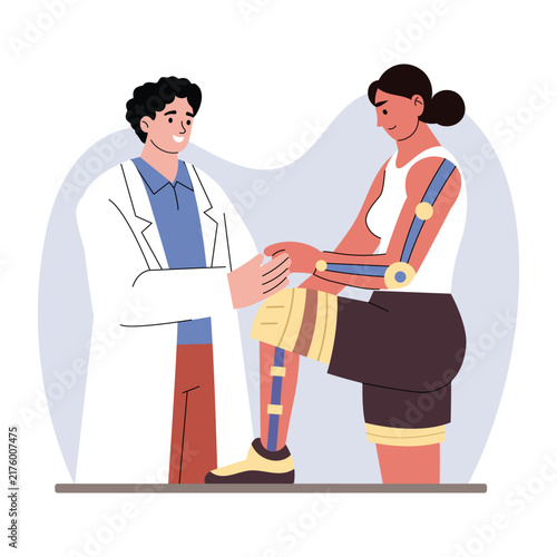 Exoskeleton Vector Illustration EPS File 
