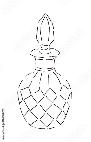 Fotografie perfume bottle glass fragrance vintage
