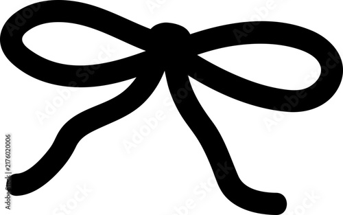  Cute doodle bow
