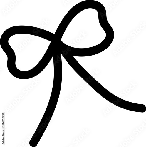  Cute doodle bow