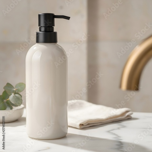 soap and towel
