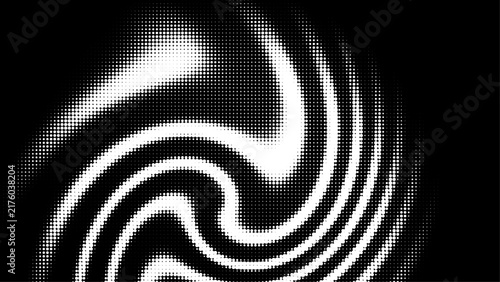 Abstract black halftone pattern background. Abstract look, pop art dots fading across the surface. Elegant vector design for digital design, marketing and business card.